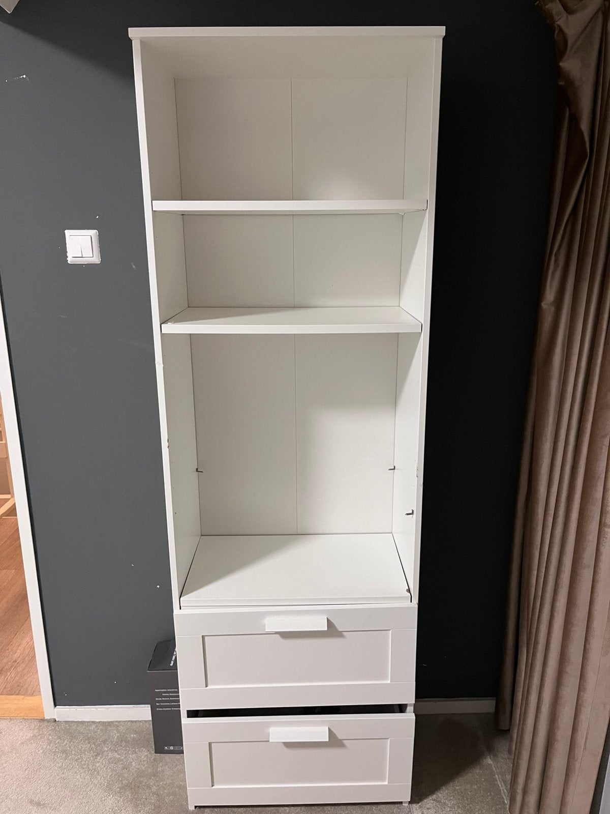 Ikea brimes boekenkast wit 60x190cm, Ophalen, Gebruikt, 50 tot 100 cm, 150 tot 200 cm