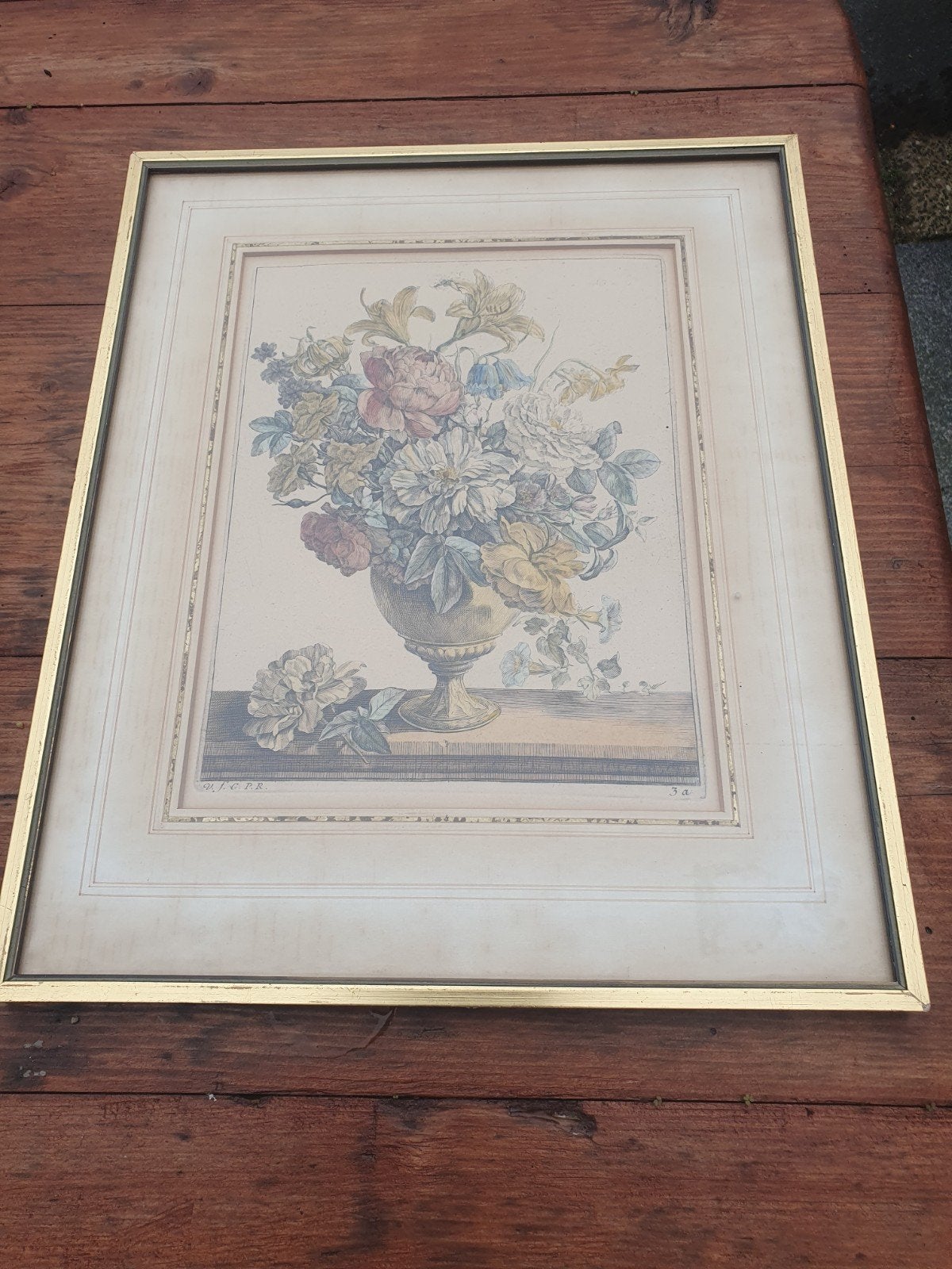 Chalcographie du Louvre - Bloemstilleven (Vauquer), Antiek en Kunst, Ophalen, Gravure