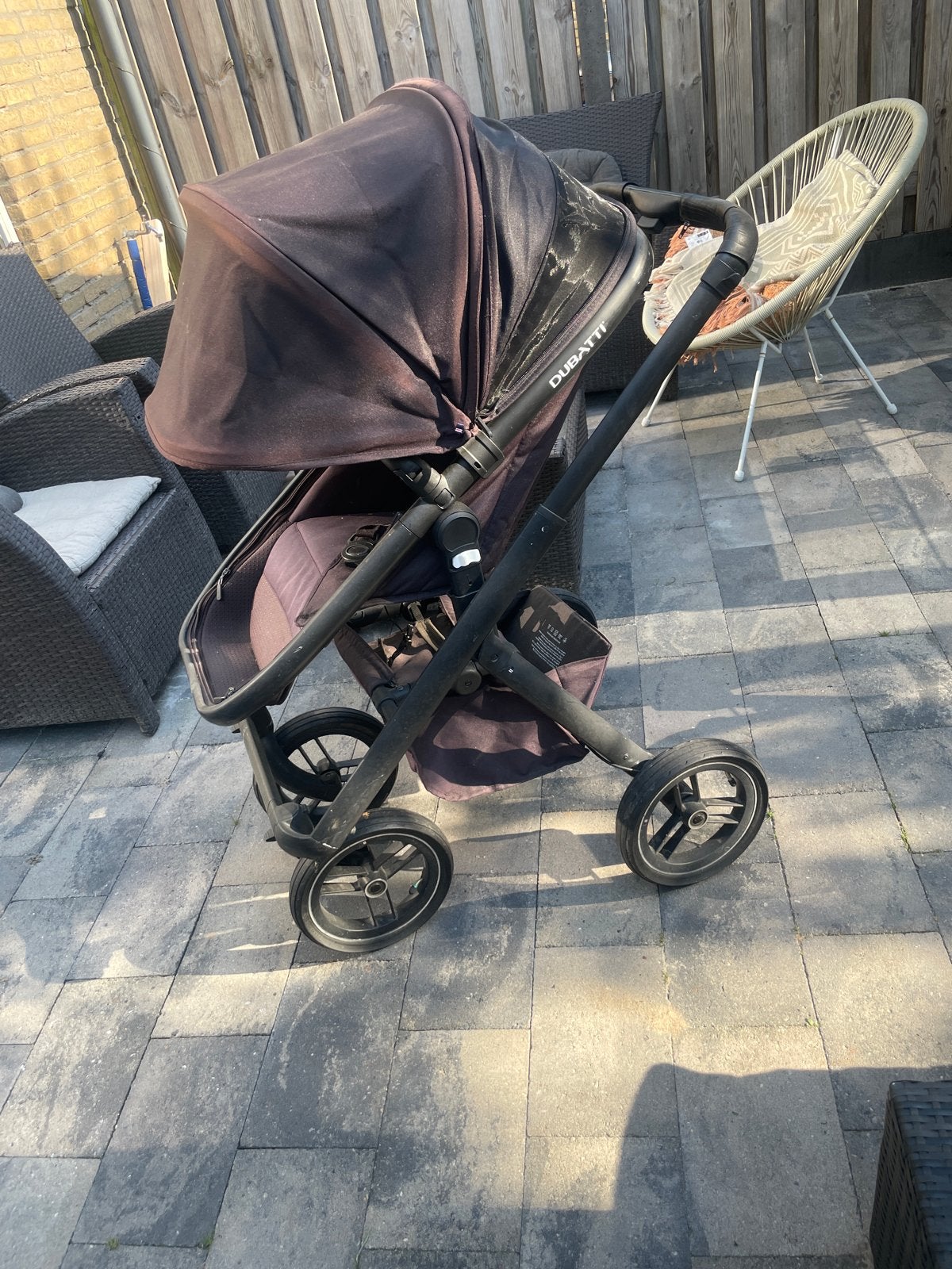 Dubatti kinderwagen - wiel defect, rijdt verder prima, Ophalen, Gebruikt, Kinderwagen, Overige merken