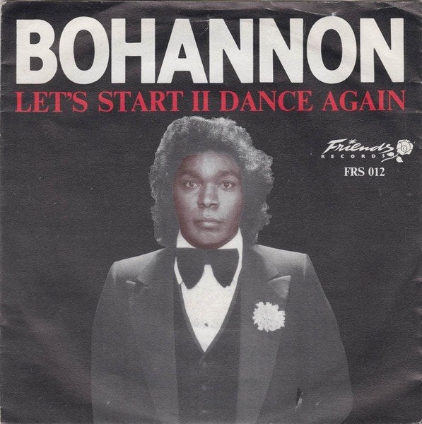 Bohannon – Let's Start II Dance Again   (Vinyl/Single 7 Inch, Ophalen of Verzenden, Zo goed als nieuw