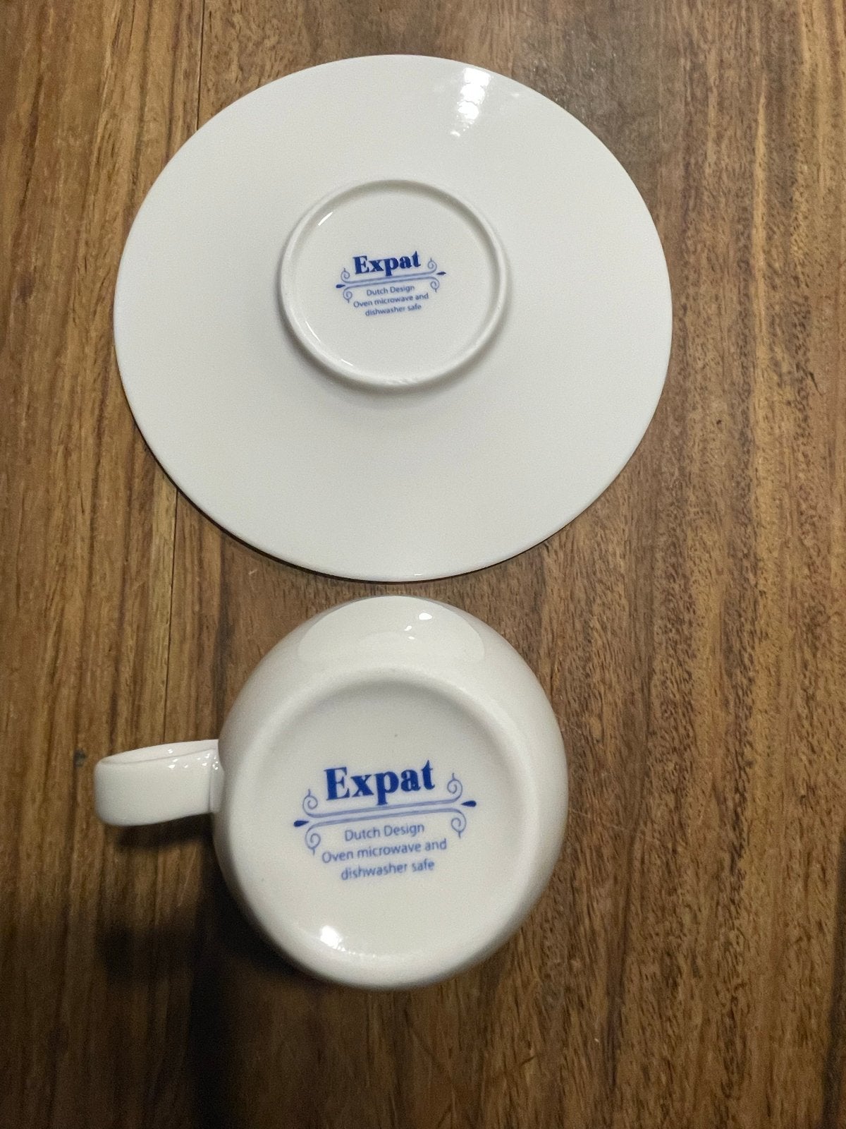 Expat Dutch Design Kop en Schotel Set - 8 stuks, Huis en Inrichting, Ophalen, Overige merken, Zo goed als nieuw, Kop(pen) en/of Schotel(s)