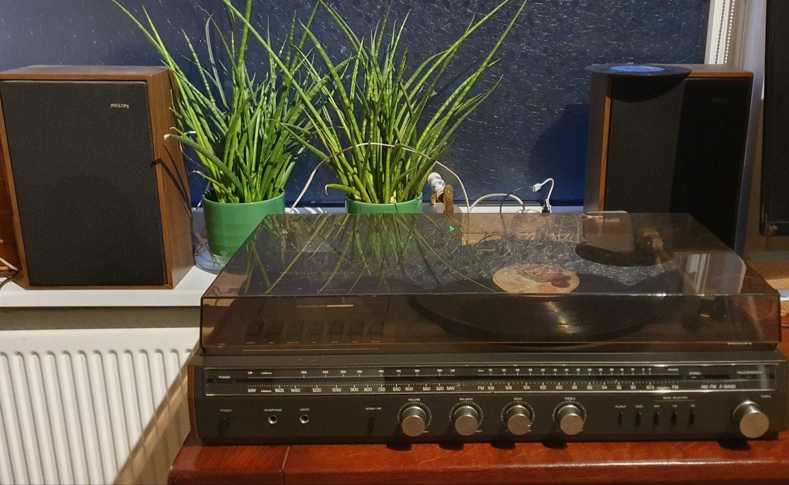 Philips pick-up met cassettedeck, Ophalen, Gebruikt, Platenspeler, Philips
