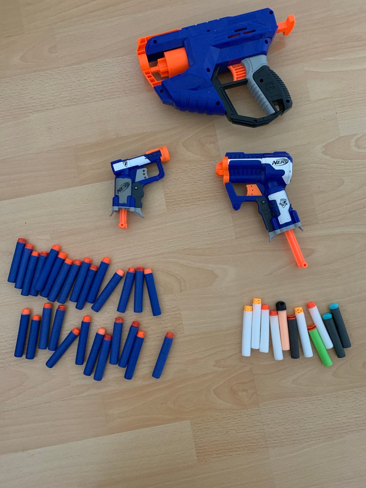 Nerf Blasters Set met Darts - Scout MKII, Jolt, Triad EX-3, Ophalen of Verzenden, Gebruikt, Jongen of Meisje