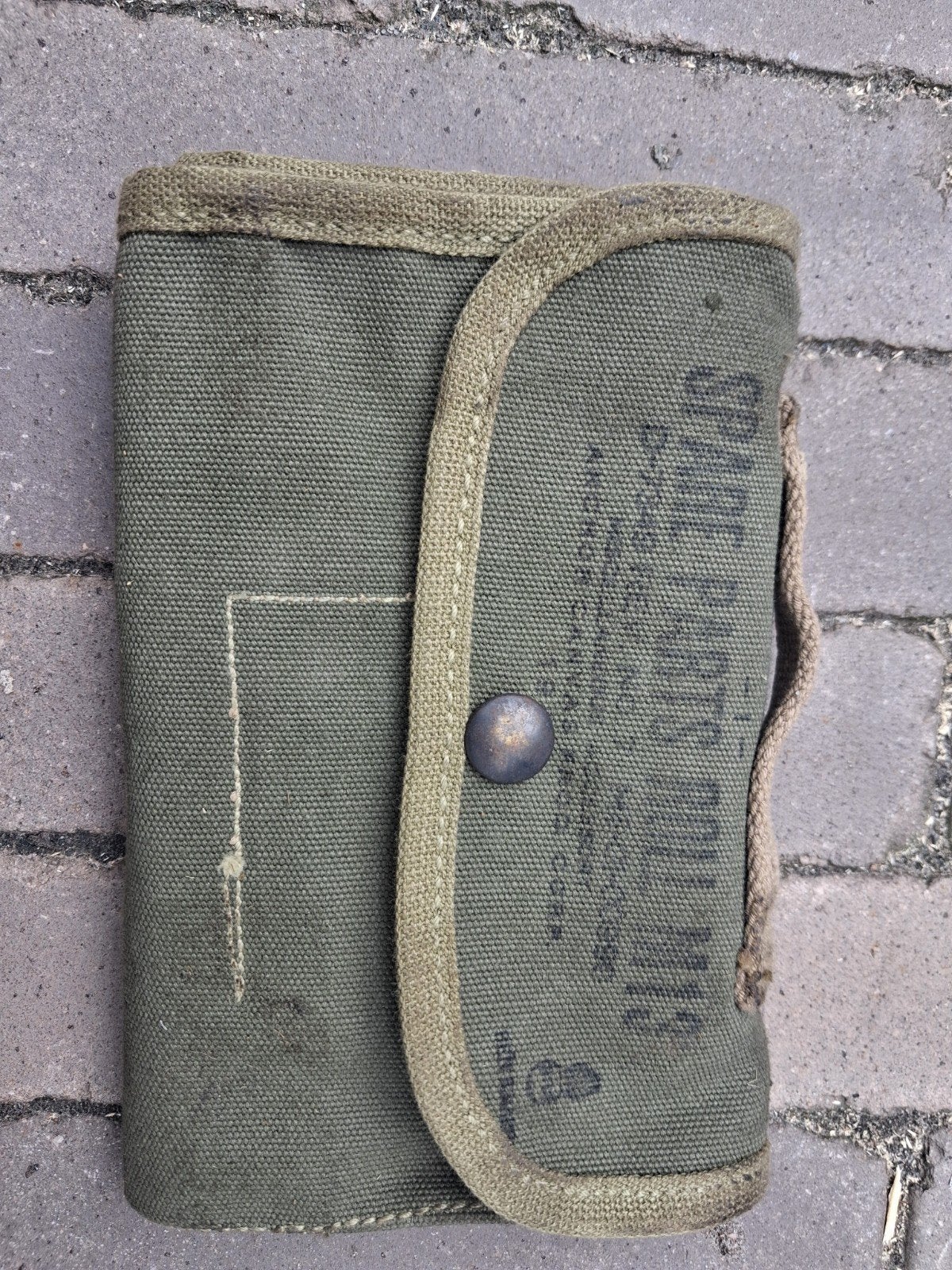 US WW2 M13 Tool Roll voor oa M1919A4 A6 M2HB Cal .50, Verzamelen, Amerika, ., Ophalen of Verzenden, .