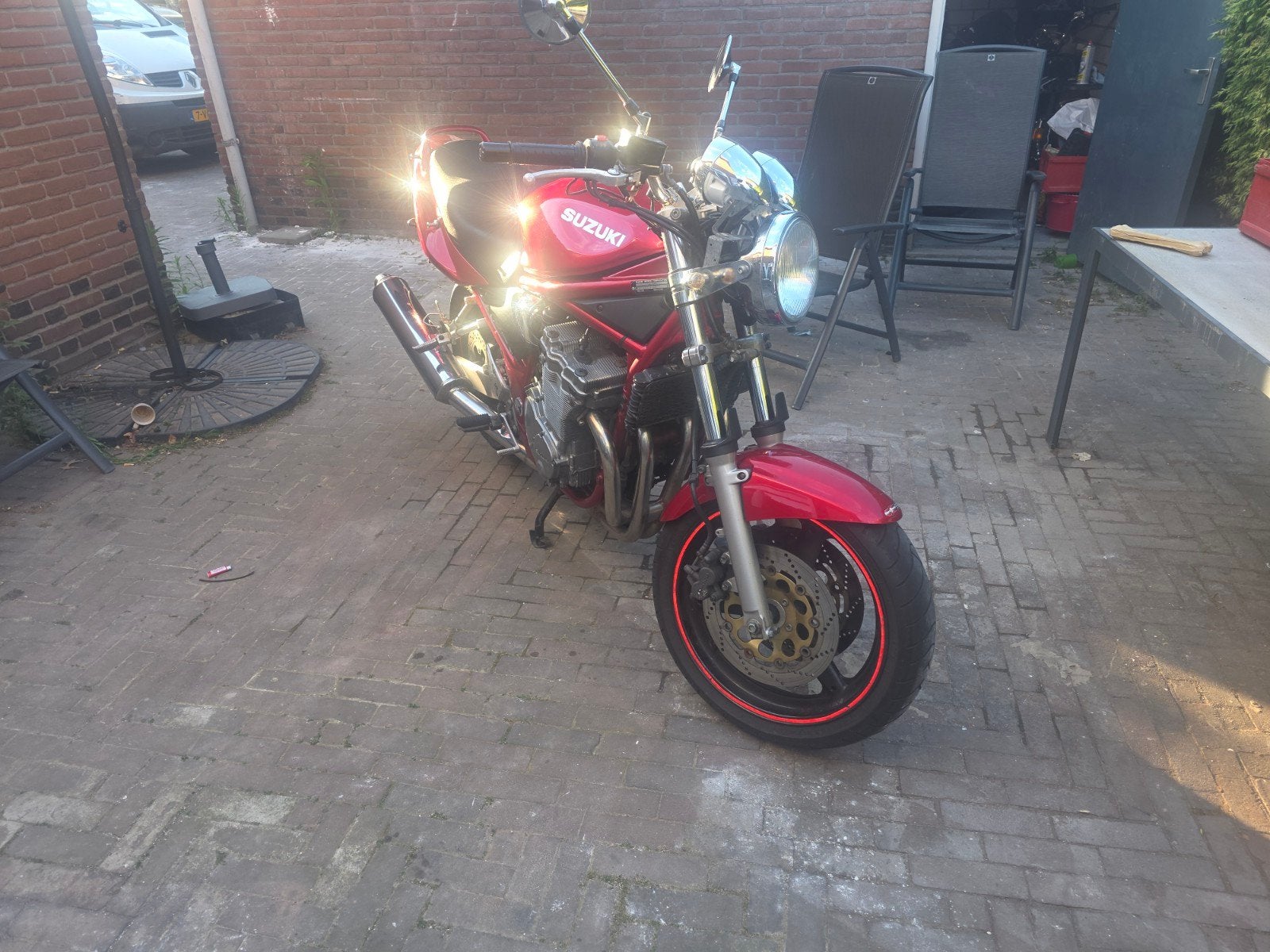 Suzuki Bandit 600 - Candy Red, Motoren, Occasion, 4 cilinders, Motorrijbewijs A, Bedrijf
