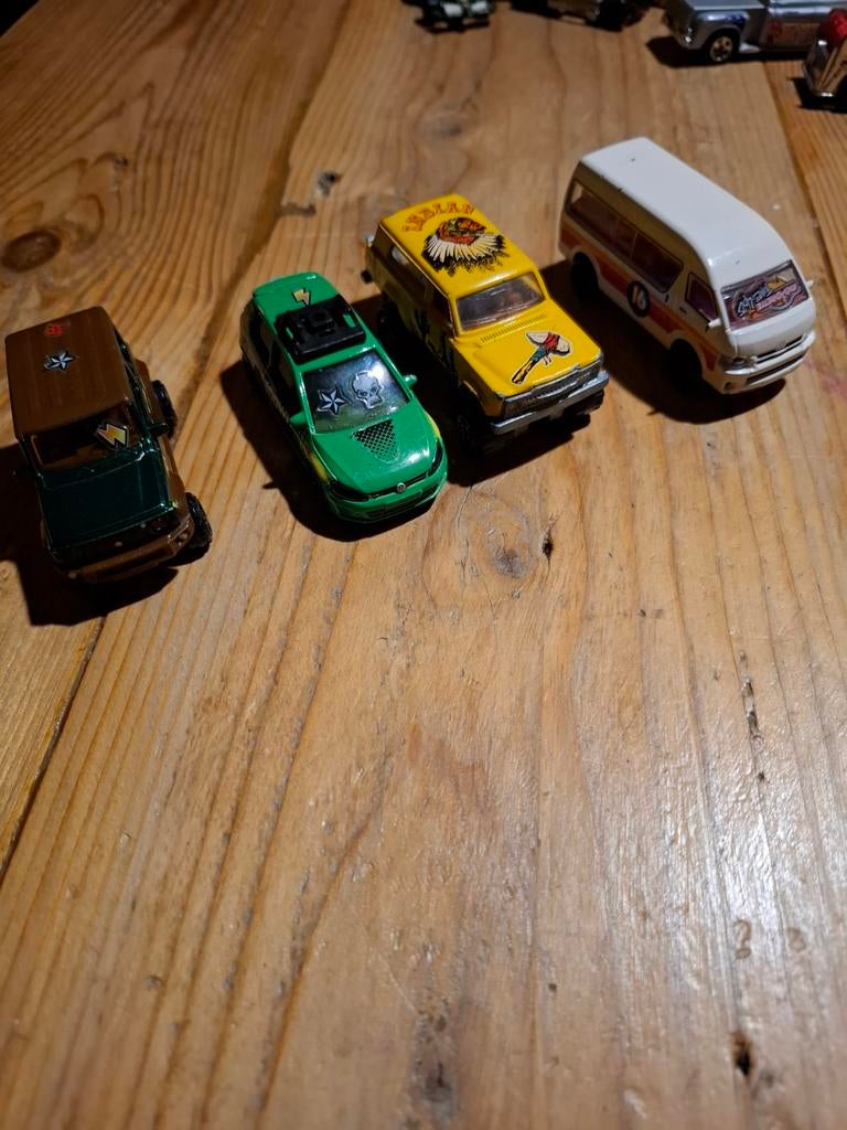 Majorette set van 4: incl. vintage Jeep Cherokee 1990, Ophalen of Verzenden