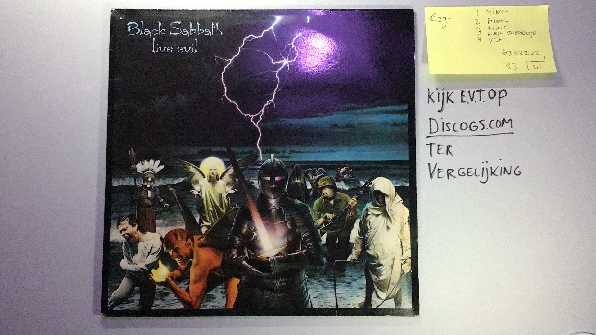 Black Sabbath - Live Evil, Cd's en Dvd's, Vinyl | Hardrock en Metal, Ophalen of Verzenden, Gebruikt