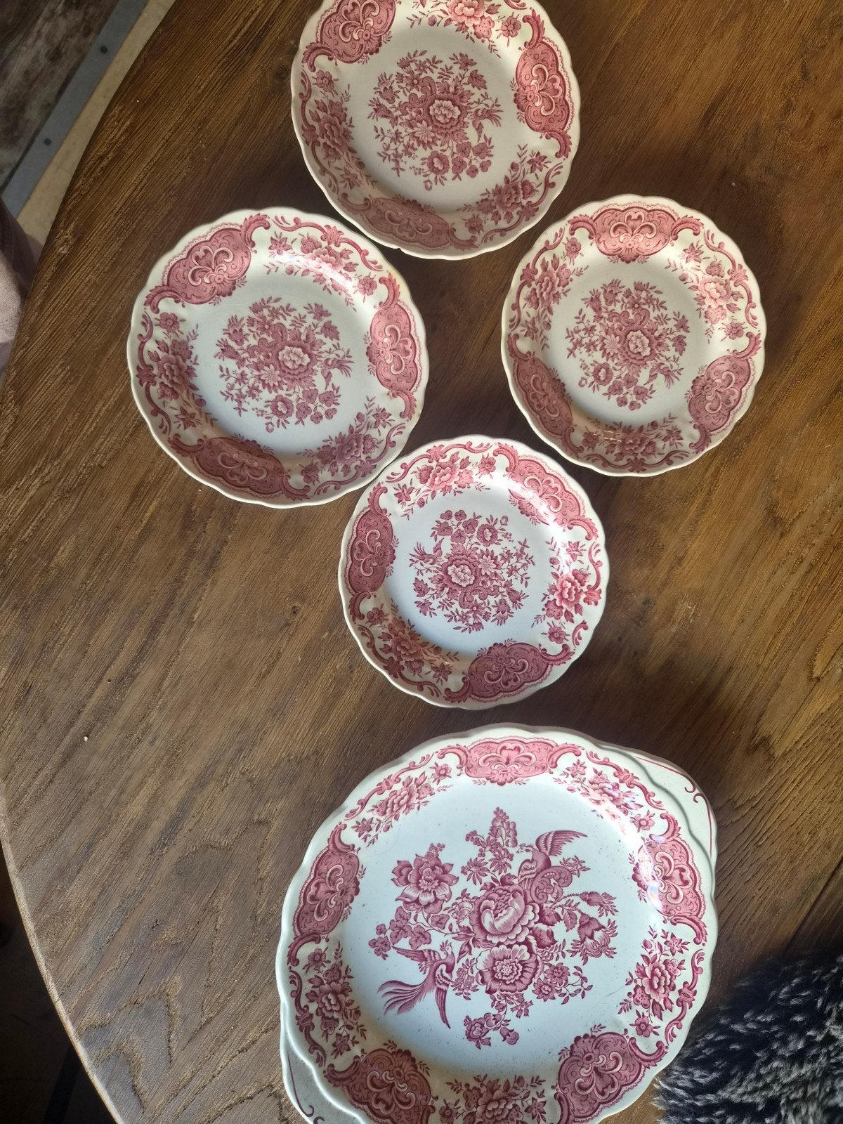 #27#  Ridgway Windsor Staffordshire Engeland borden set, Ophalen