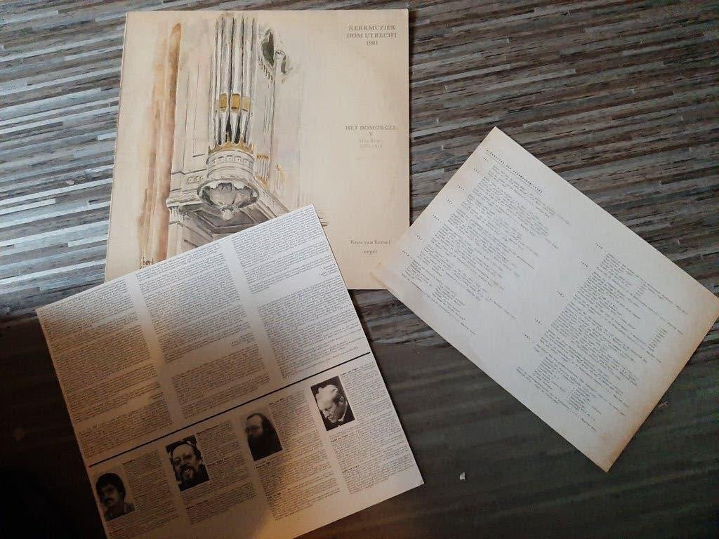Kees van Eersel Dom 1981 Max Reger Nergens aangeboden LP, Ophalen, Gebruikt, Overige formaten, Overige typen