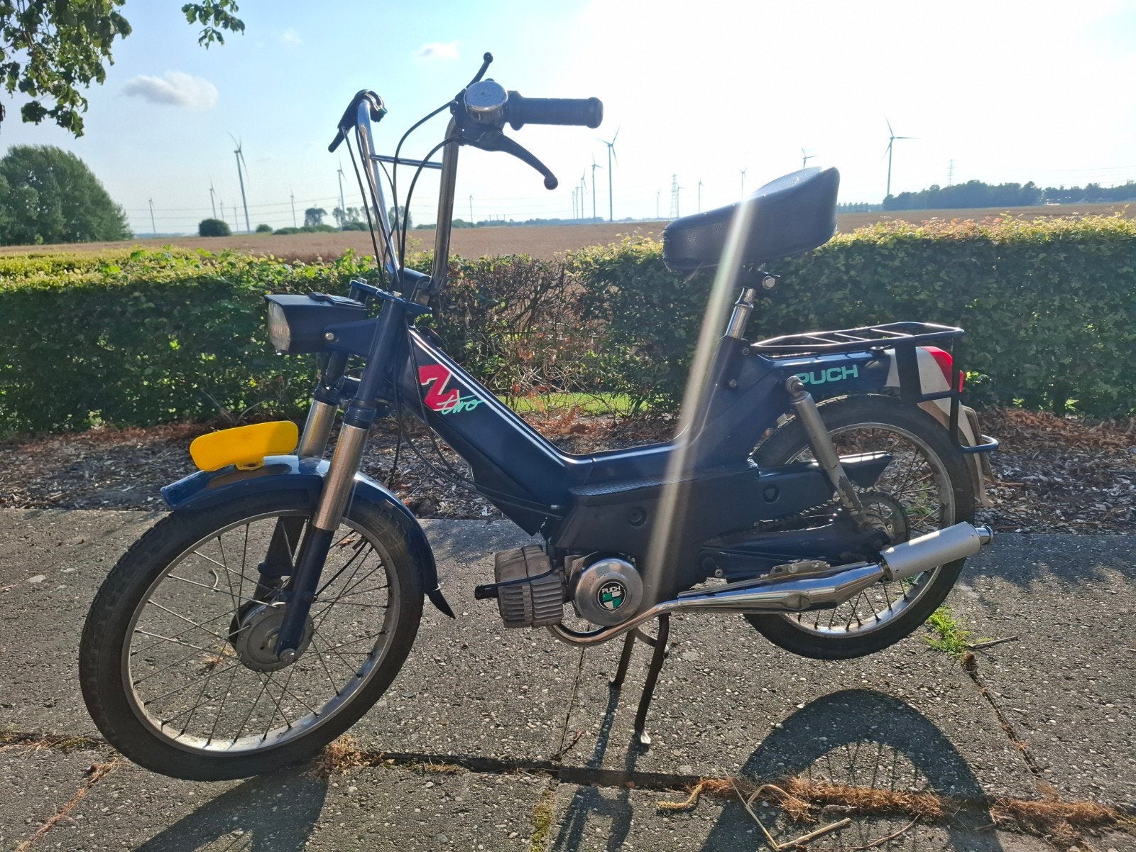 Puch Maxi z two bromfiets - Blauw, Goede Staat, Fietsen en Brommers, Brommers | Puch, Ophalen of Verzenden, Gebruikt, Overige modellen