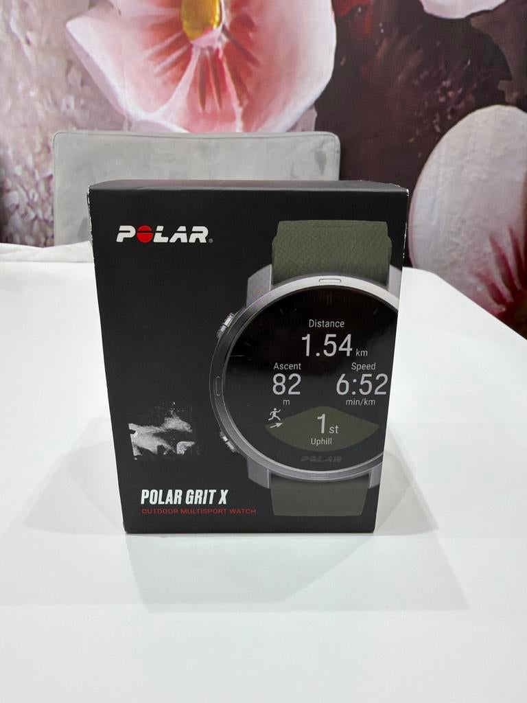 Polar Grit X Sporthorloge M/L Groen/Zilver - Nieuw in Verpak, Ophalen of Verzenden, GPS, Nieuw, Groen