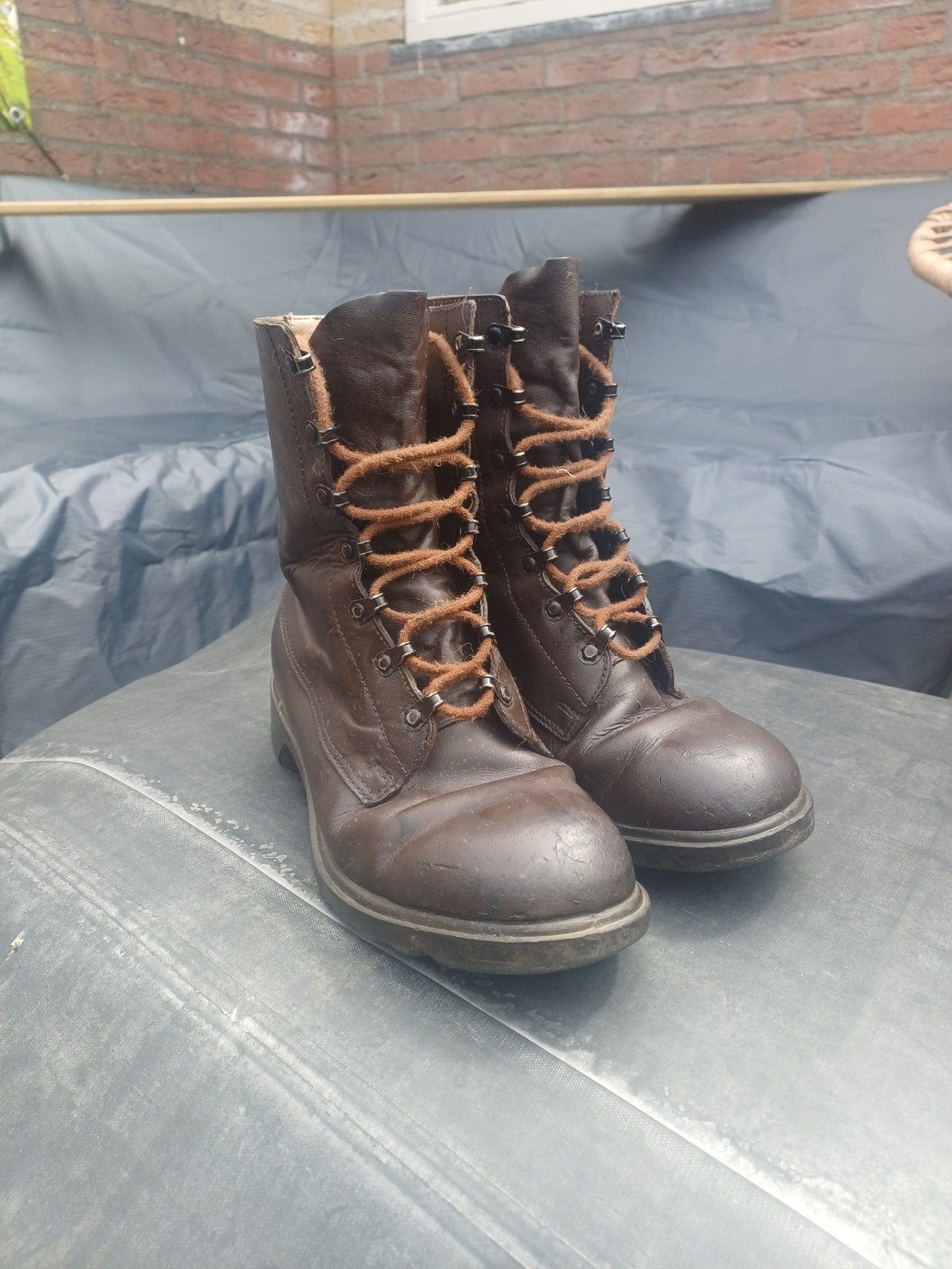 Bruine legerkisten KL 41B, Verzamelen, Militaria | Algemeen, Ophalen of Verzenden, Landmacht, Nederland, Kleding of Schoenen