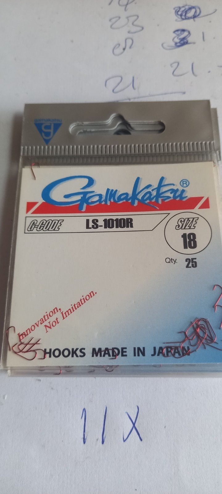 Gamakatsu Witvis Haken en Onderlijn Boekjes (88st.), Haak, Gamakatsu, Nieuw, Ophalen of Verzenden