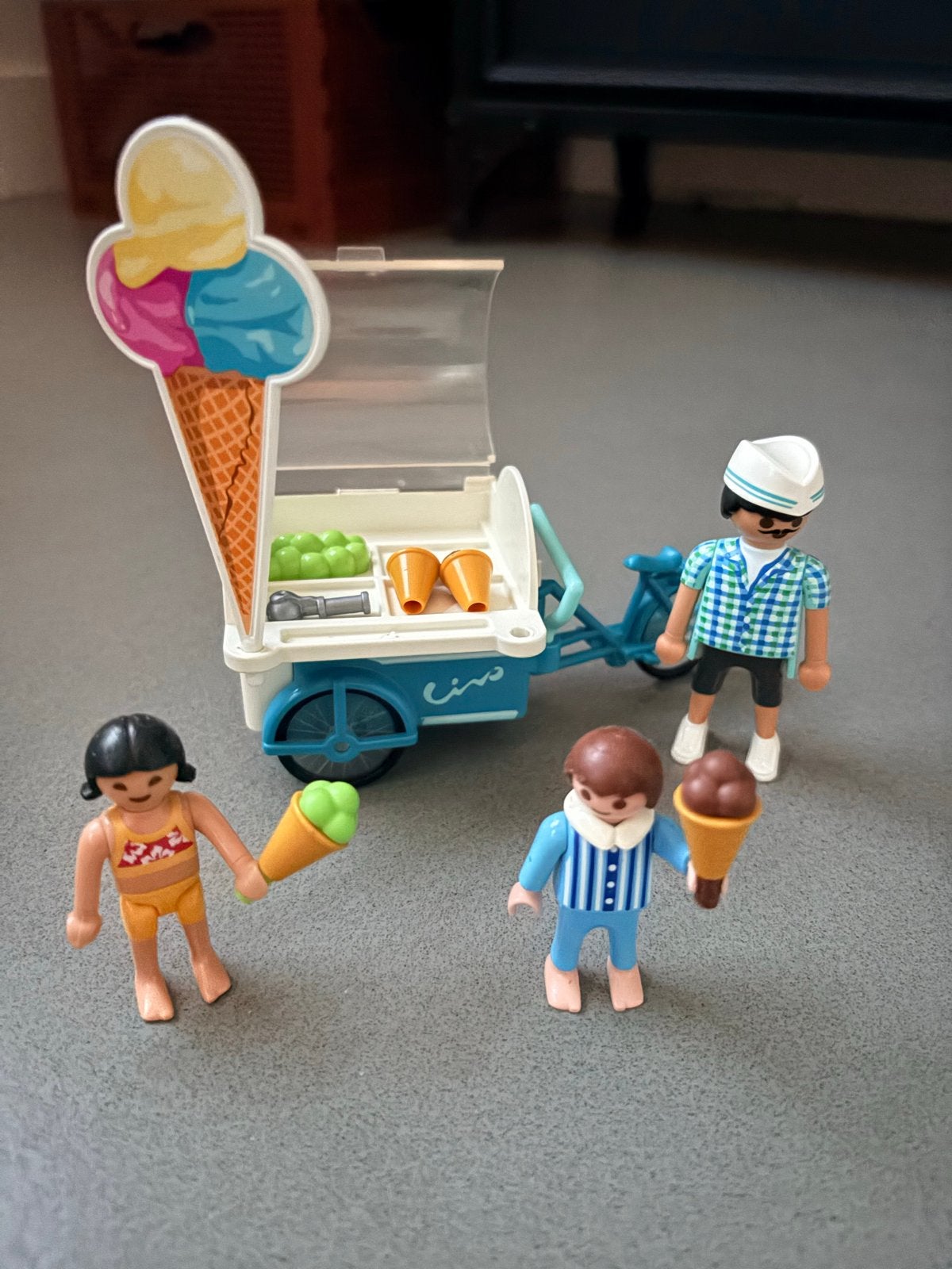 Playmobil IJscokar met figuren, Ophalen, Gebruikt, Jongen of Meisje