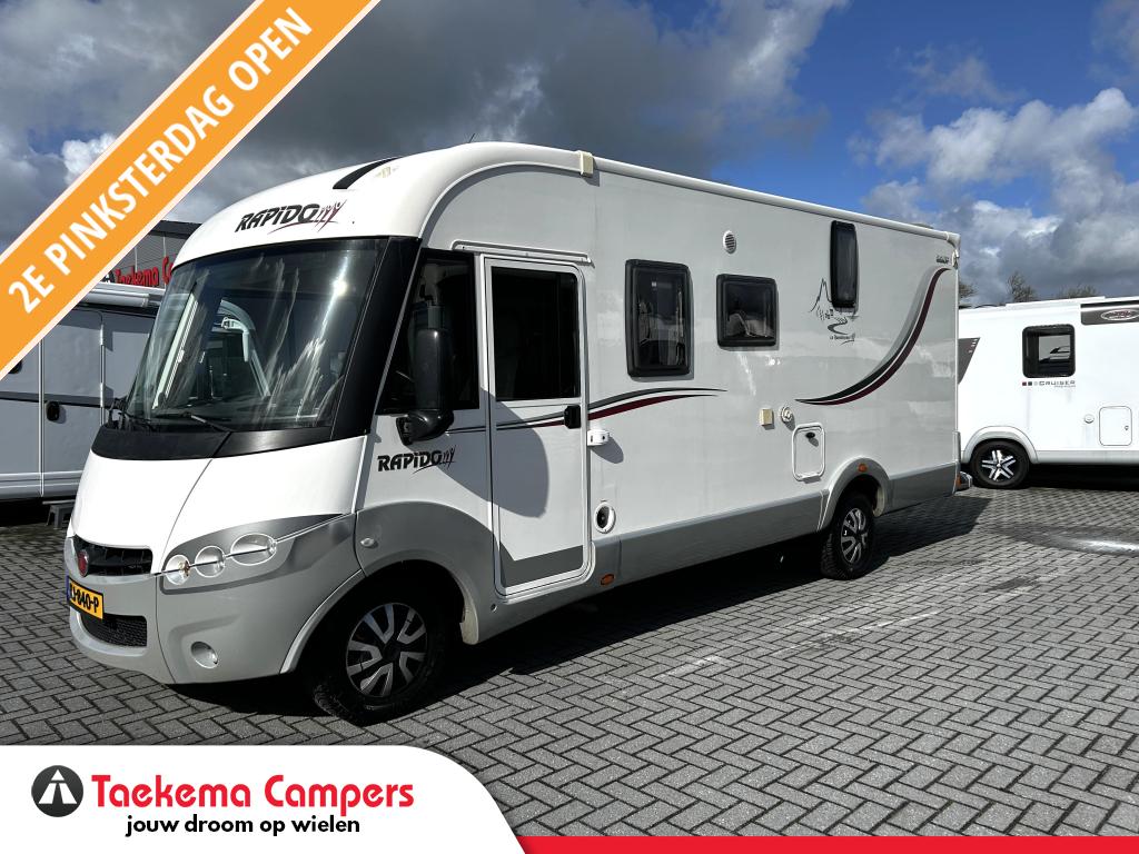 Rapido Le Randonneur 890 F Queensbed/Hefbed/Euro5/2014/6.95m, Caravans en Kamperen, Integraal, Fiat, Bedrijf, Rapido