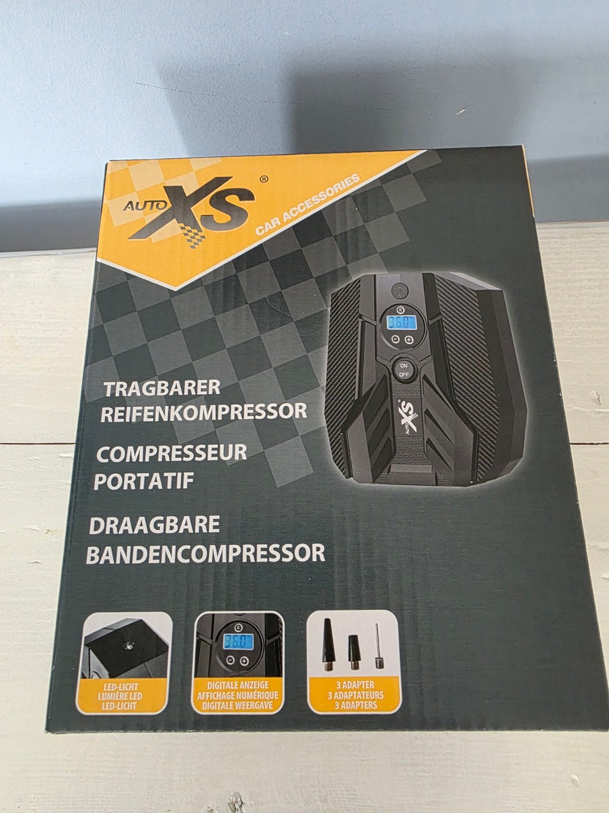 Nieuwe draagbare bandencompressor - Auto XS 🌺, Ophalen of Verzenden, Nieuw
