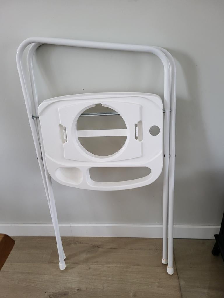 Bebe-Jou Click Badstandaard Metaal Wit 98 cm, Kinderen en Baby's, Badjes en Verzorging, Ophalen, Zo goed als nieuw, Badje, Bébé-jou