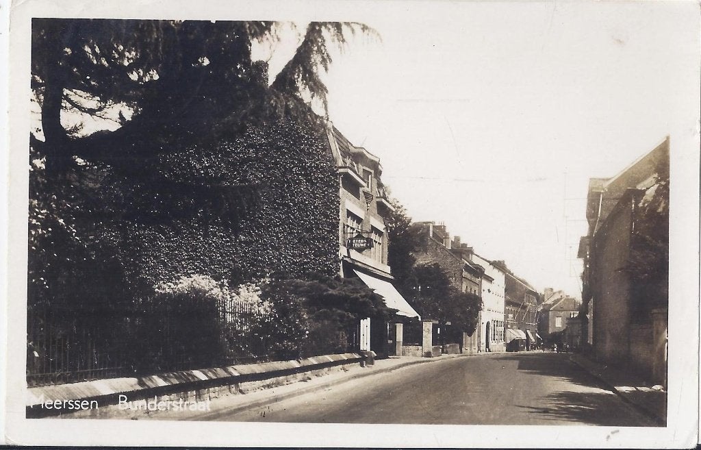 Meerssen bunderstraat gelopen oude ansichtkaart ( a1162 ), Verzamelen, Ophalen of Verzenden, 1960 tot 1980, Gelopen