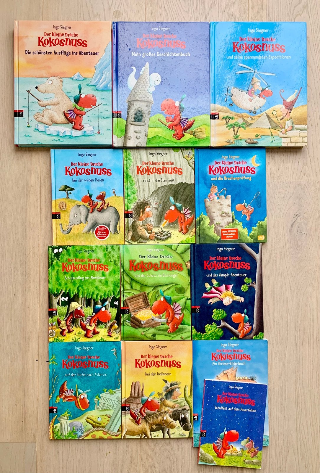 14 Kinderbücher/kinder boeken  Der Kleine Drache Kokosnuss, Ophalen of Verzenden, Gelezen, Fictie algemeen