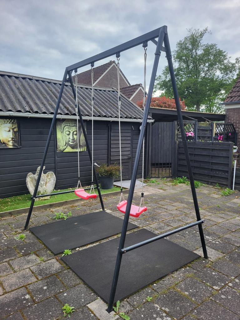 Dubbele schommel, Kinderen en Baby's, Speelgoed | Buiten | Speeltoestellen, Ophalen of Verzenden, Schommel