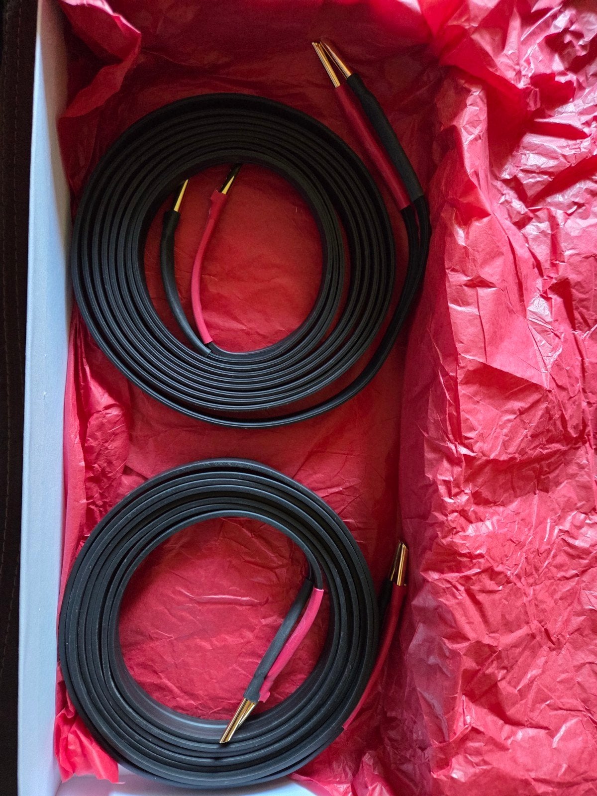 Tellurium Q Black II luidsprekerkabels 2x3 meter, Audio, Tv en Foto, Ophalen of Verzenden, Zo goed als nieuw, 2 tot 5 meter, Luidsprekerkabel