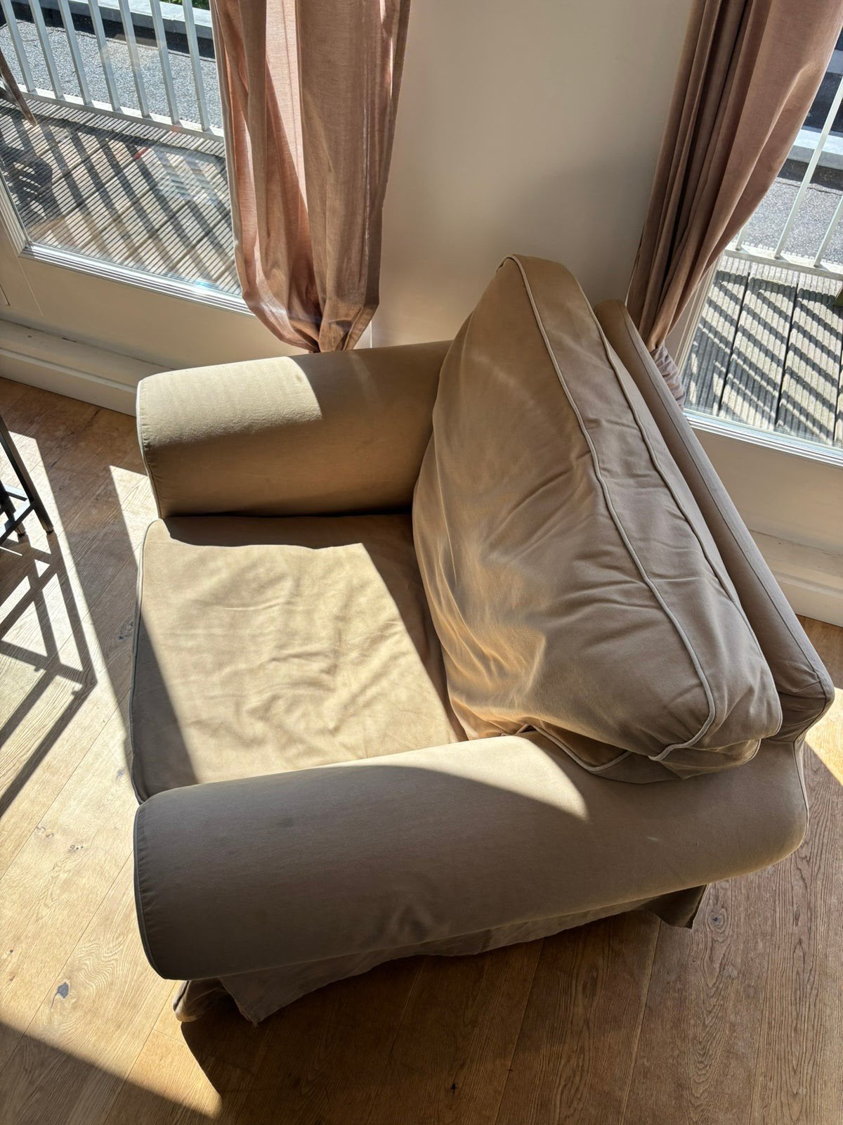 Ikea Ektorp fauteuil, Ophalen, Gebruikt, 75 tot 100 cm, 100 tot 125 cm