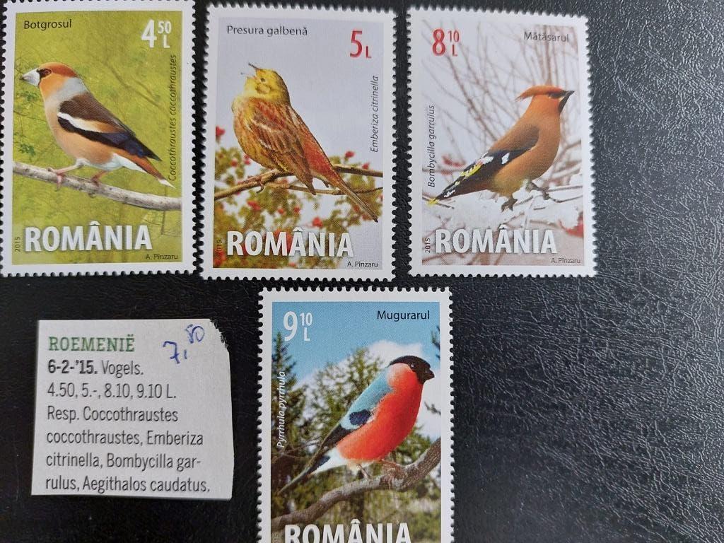 Vogels  Roemenie, Verzenden, Postfris, Dier of Natuur