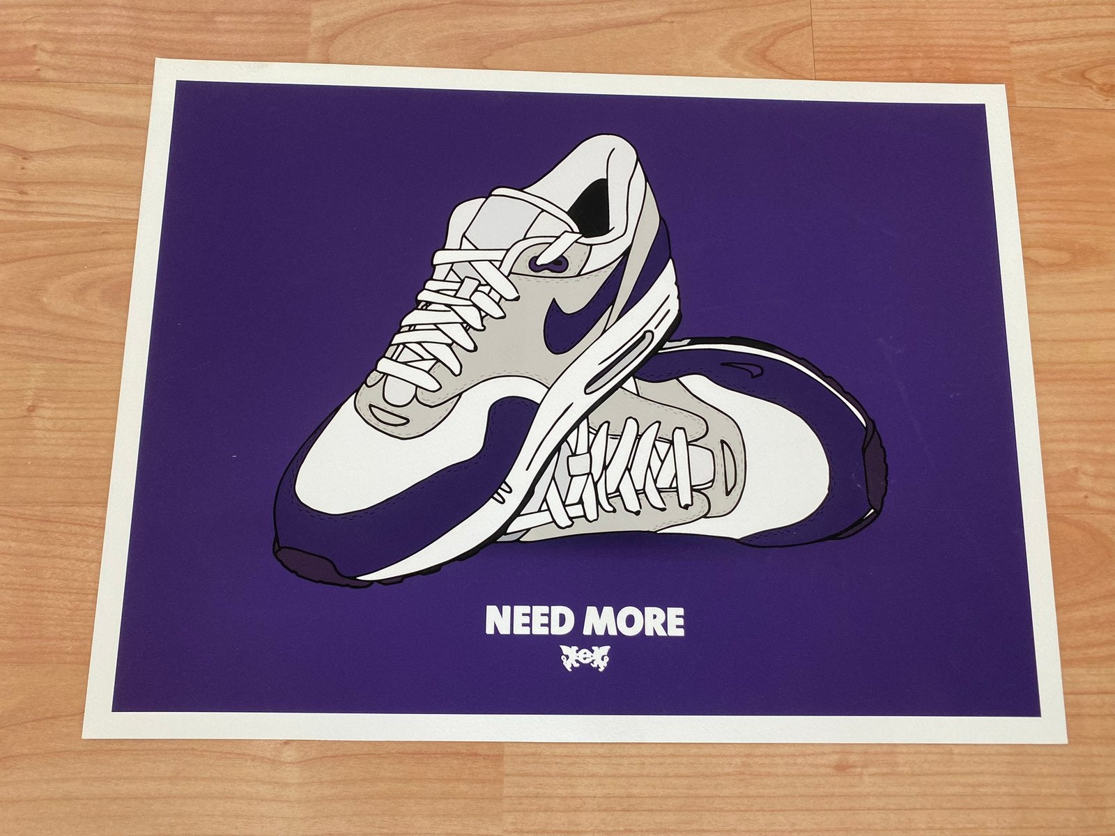Getekende poster Nike Air Max 1, Rechthoekig Liggend, Nieuw, Ophalen of Verzenden, A1 t/m A3