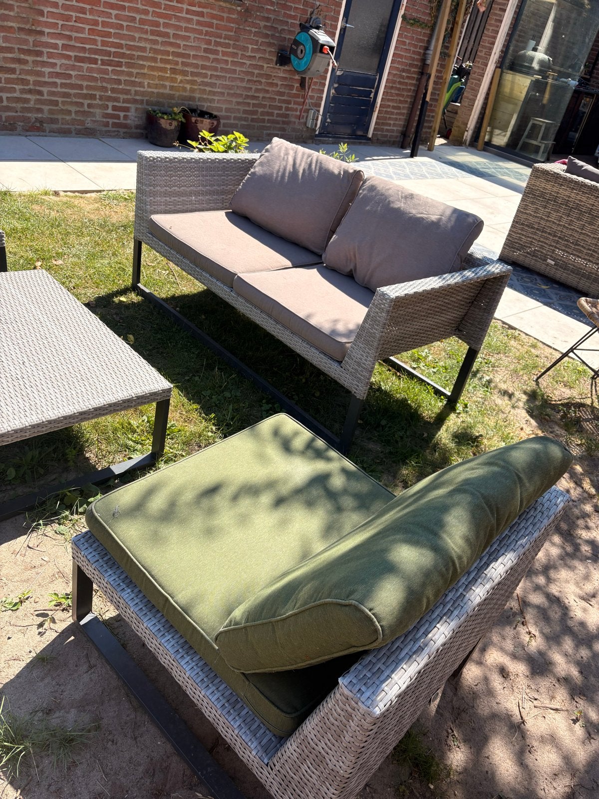 Le Sud loungeset met kussens, Ophalen, Gebruikt, Loungeset, Bank