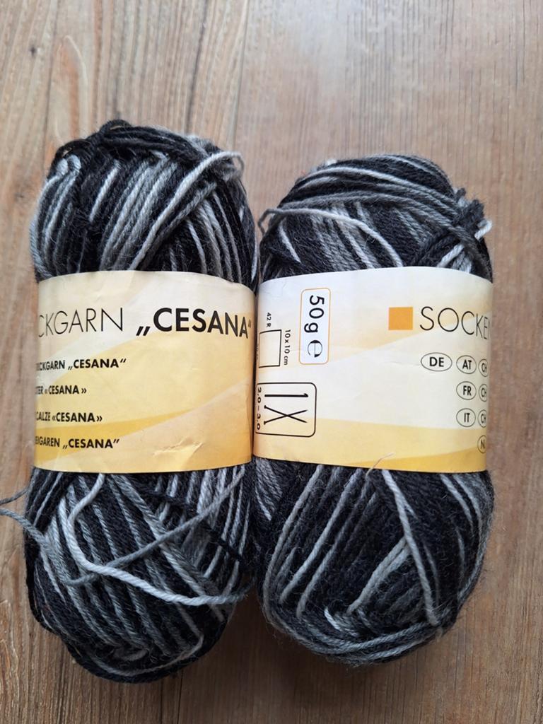Sokkenwol,  2 bollen doorloopgaren,  100 gram, Ophalen of Verzenden, Nieuw, Breien of Haken, Wol of Garen