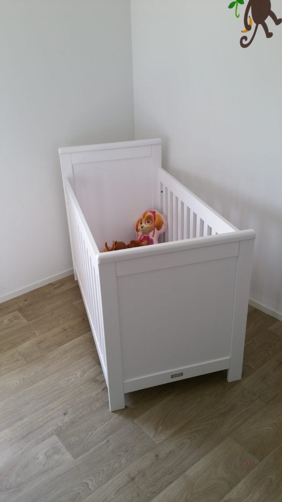 Complete Bopita babykamer: kast, ledikant, commode, plank