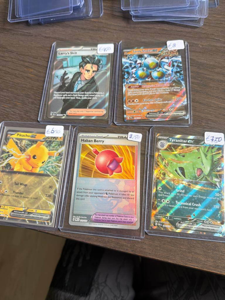 Pokémon Kaarten: Prismatic Evolutions Hits, Ophalen, Zo goed als nieuw, Meerdere kaarten, Foil
