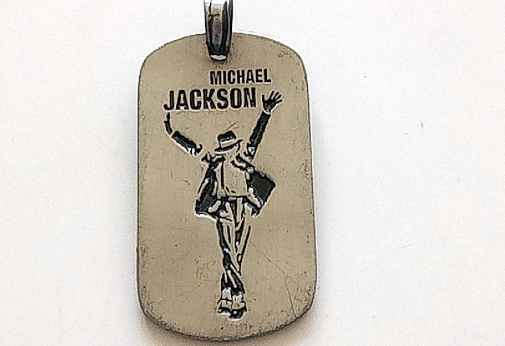 Michael Jackson leuke gegraveerde hanger voor aan ketting, Verzenden, Nieuw, Overige typen