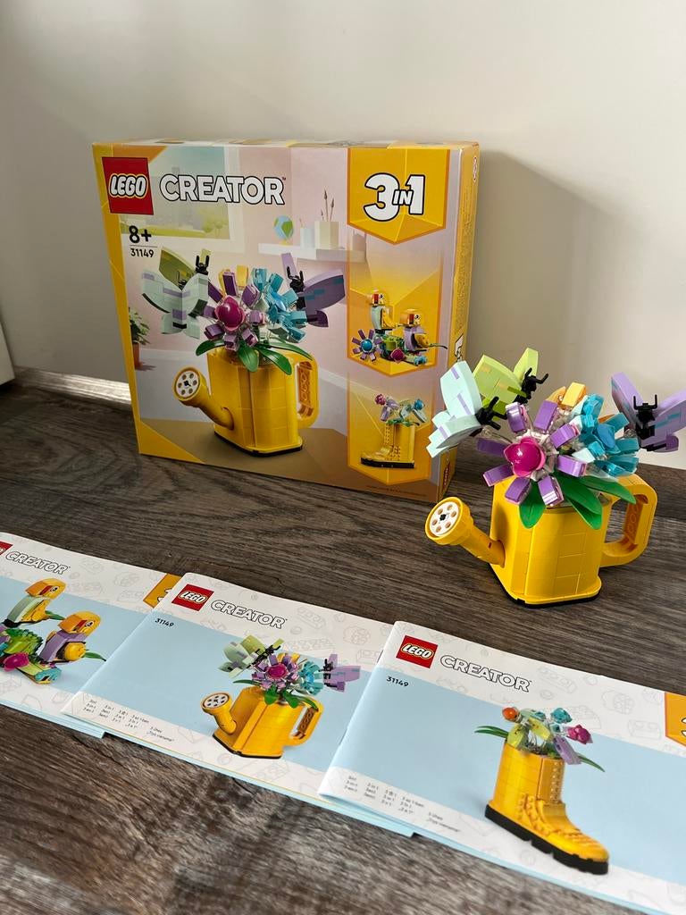 LEGO Creator 3in1 31149 Bloemen in Gieter, Ophalen, Zo goed als nieuw