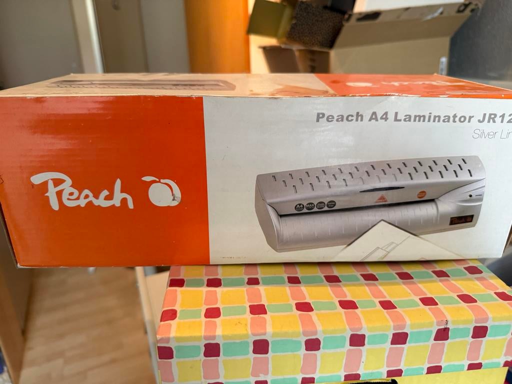 Peach A4 Laminator JR125 - Nieuw in verpakking, Diversen, Bureau-accessoires, Ophalen of Verzenden