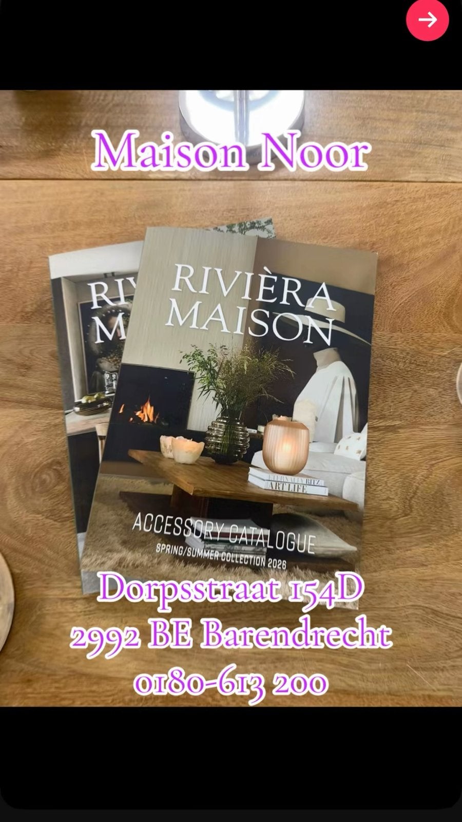 Riviera Maison bij Maison Noor, Ophalen, Nieuw