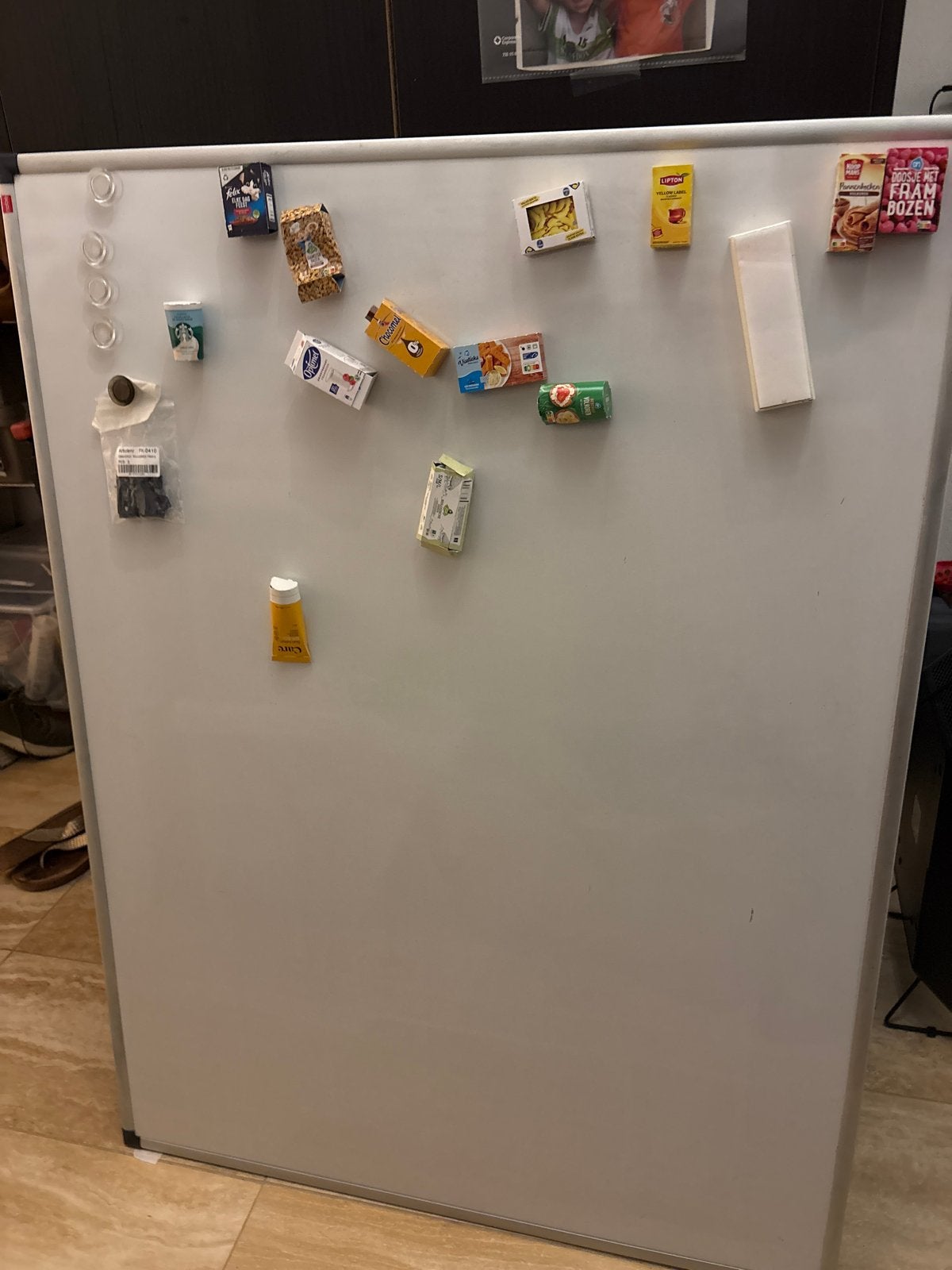 Whiteboard 90x120, Ophalen, Gebruikt, Whiteboard