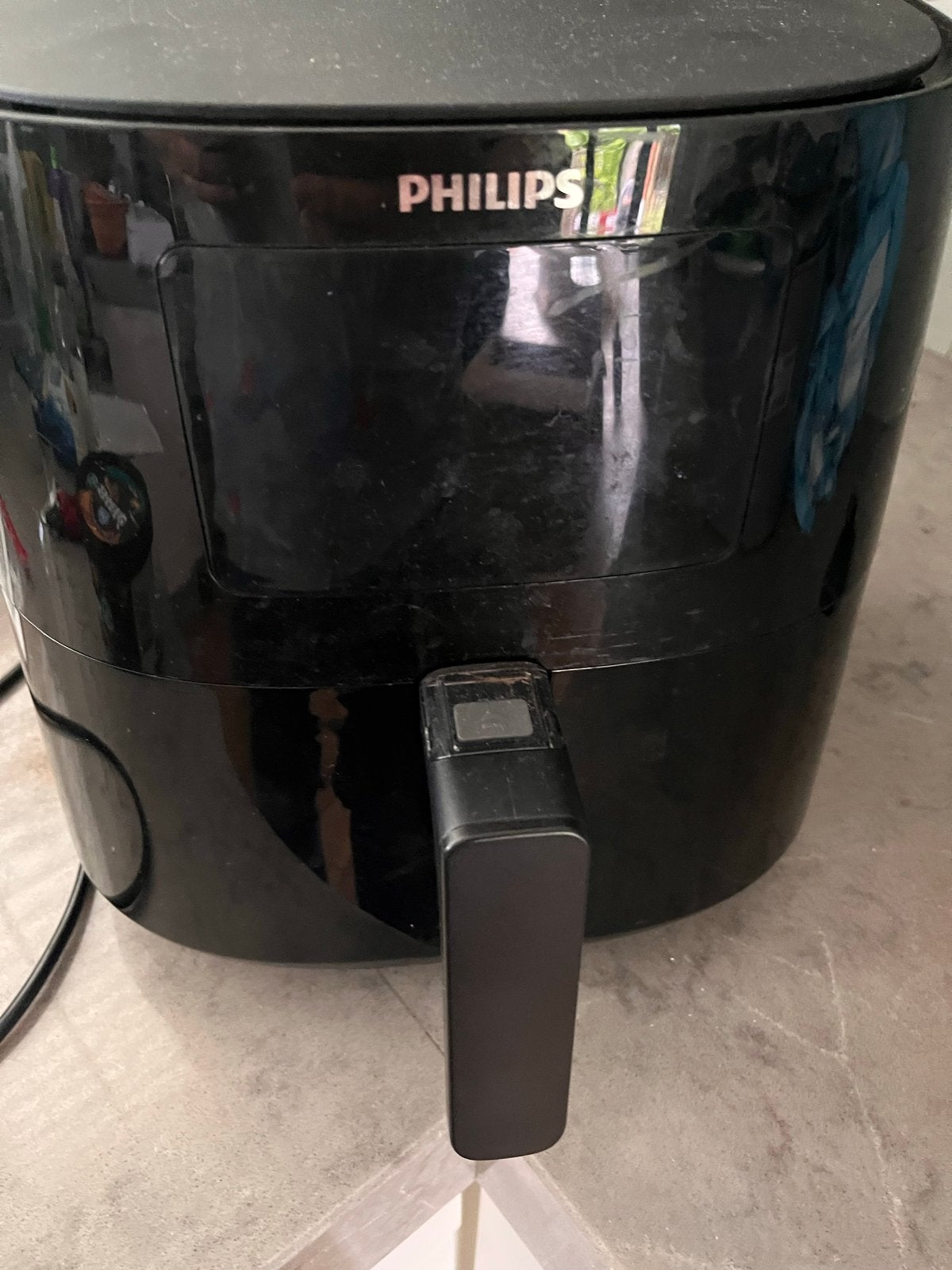Philips Essential Airfryer XL - 6.2 L, Zwart (HD9270/90), Ophalen, Zo goed als nieuw, Airfryer XL, 1500 gram of meer