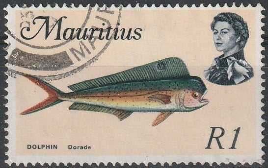 3522. Mauritius 345 gest. Vis, Verzenden, Overige landen, Gestempeld