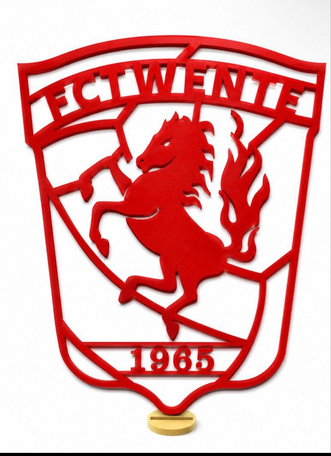 FC Twente Beeldje - Uniek Ontwerp van Printifywork, Huis en Inrichting, Meerkleurig, Nieuw, Kunststof, Ophalen of Verzenden