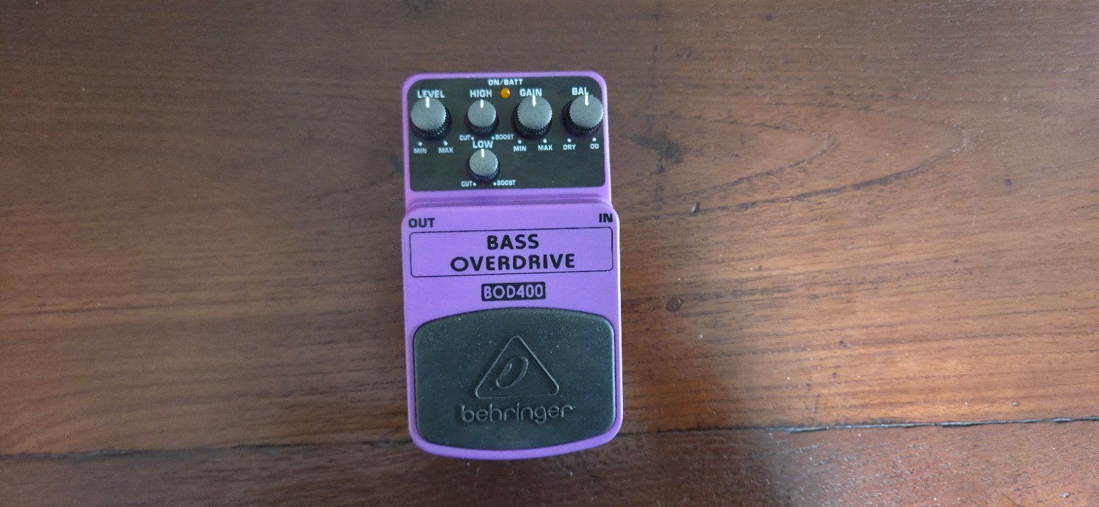 Behringer BOD400 Bass Overdrive Pedaal basgitaar, Ophalen of Verzenden, Zo goed als nieuw, Distortion, Overdrive of Fuzz