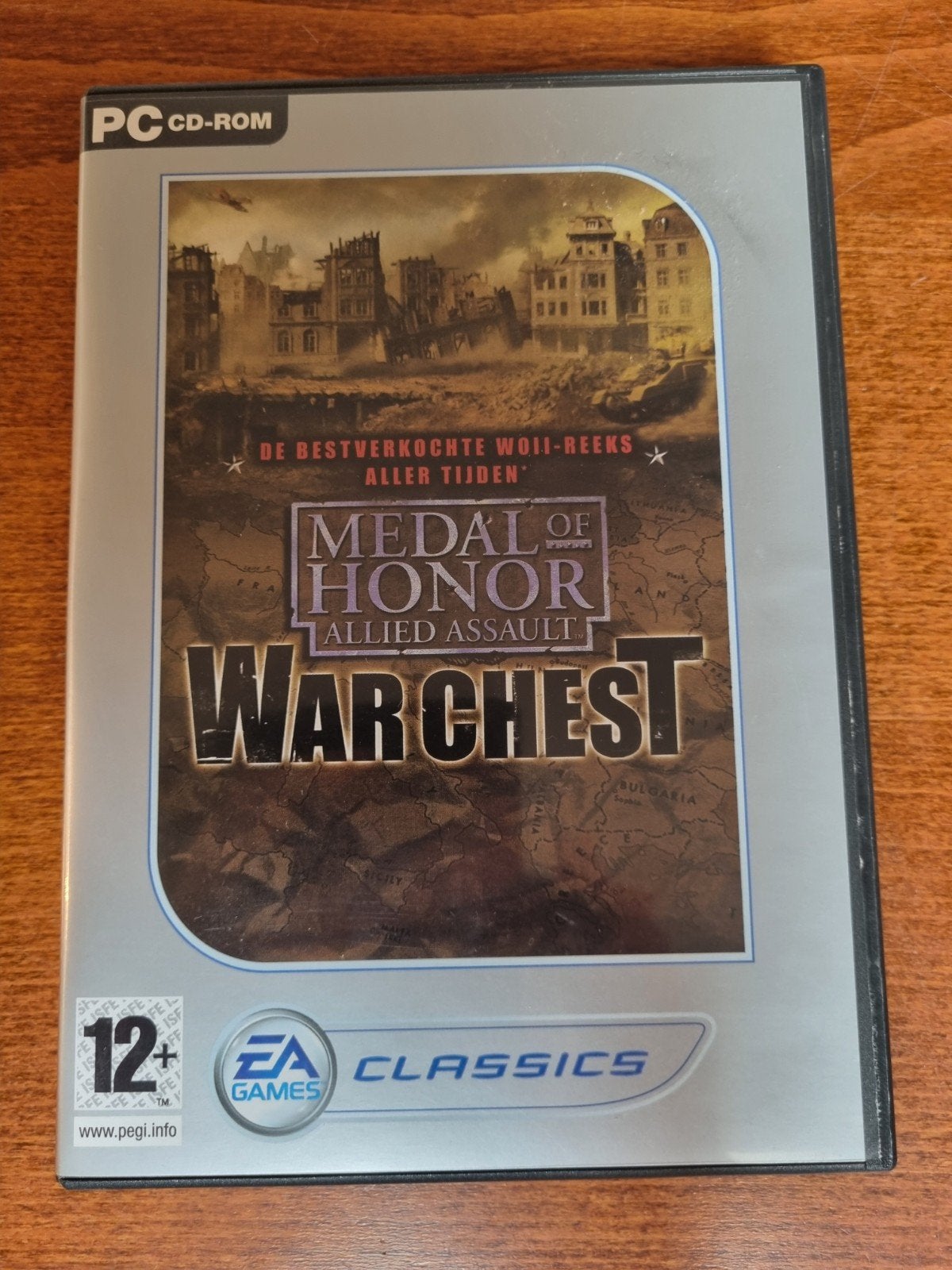 Medal of Honor Allied Assault Warchest PC CD-ROM, Spelcomputers en Games, Games | Pc, Online, Gebruikt, Shooter, 1 speler