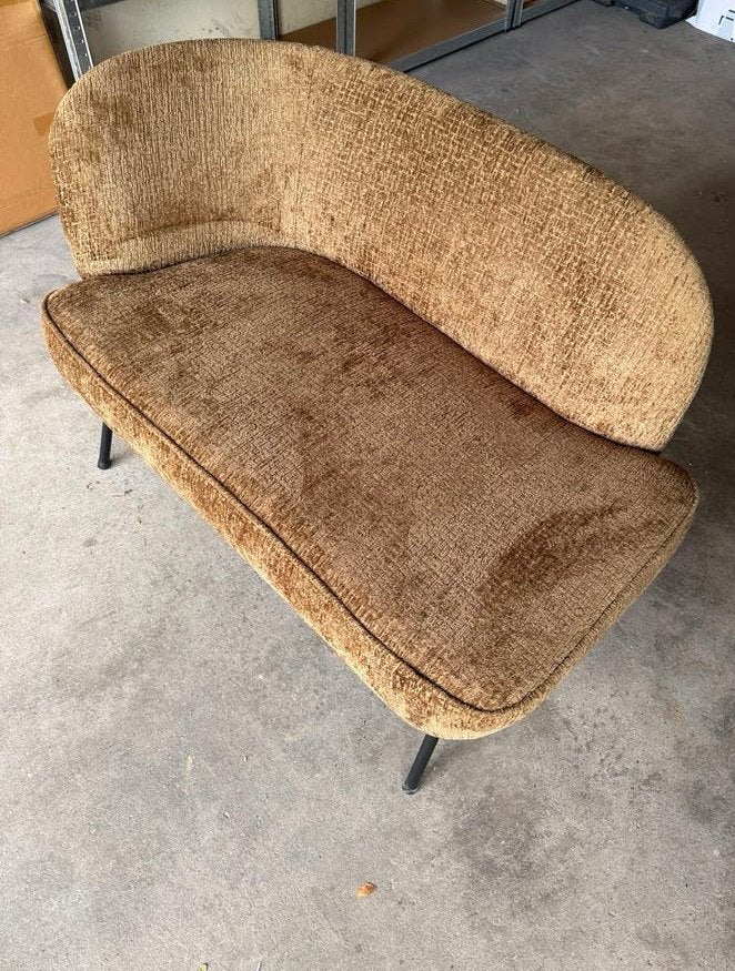Be Pure Home/WOOOD bankje - Bruin groen - nieuw, Ophalen, 150 tot 200 cm, Tweepersoons, 75 tot 100 cm