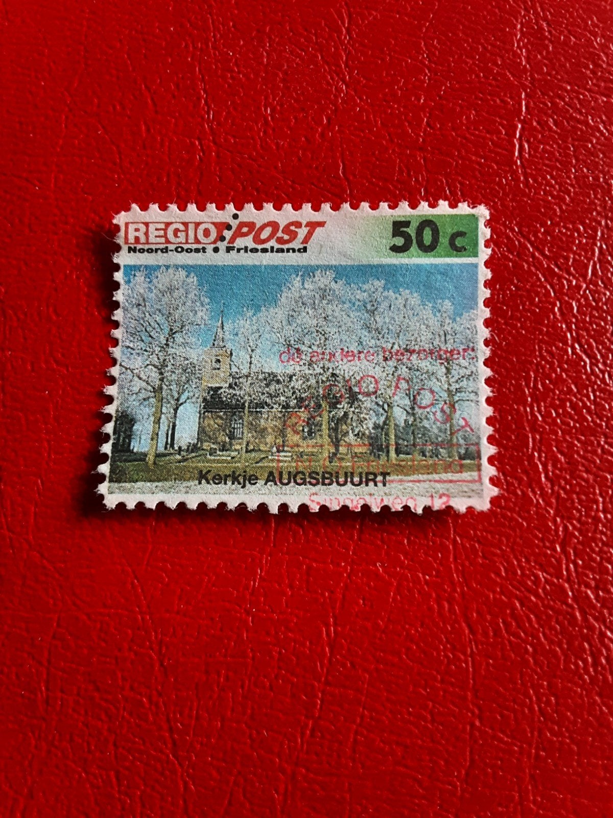Regiopost.  Kerkje Augsbuurt ( gest), Postzegels en Munten, Ophalen of Verzenden