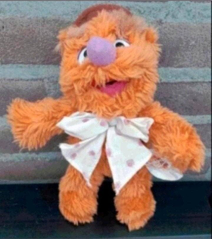 Fozzie beer Jim henson Muppets 25cm vintage.  nr9, Ophalen, Zo goed als nieuw, Beer
