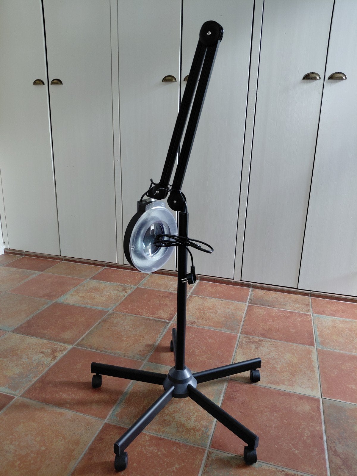 Loeplamp met statief, Ophalen, Zo goed als nieuw, Loeplamp