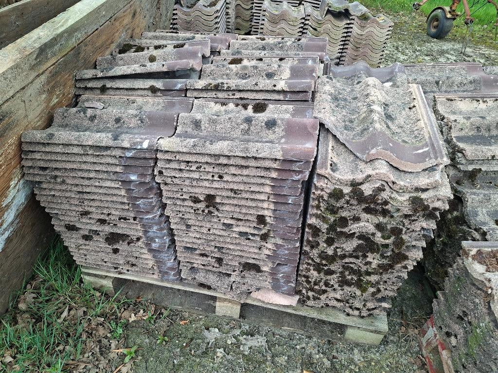 Dakpannen sneldek teeuwen, Doe-het-zelf en Verbouw, Dakpannen en Dakbedekking, Ophalen, Gebruikt, 15 m² of meer, Dakpannen