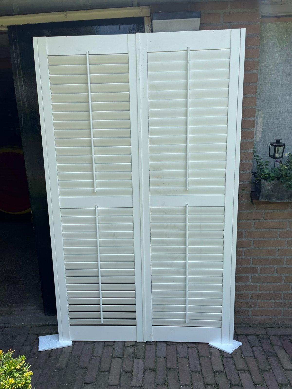 Jasno Shutters Wit - 1172x1915 mm, Ophalen, 100 tot 150 cm, Wit, Nieuw