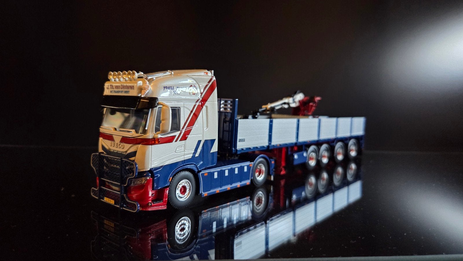 WSI J TH van Dinteren, Hobby en Vrije tijd, Modelauto's | 1:50, Ophalen of Verzenden, Zo goed als nieuw, Bus of Vrachtwagen, Wsi