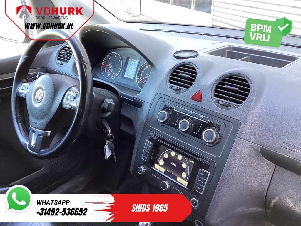 Volkswagen Caddy 1.6 TDI 102 pk Aut. Export DB-Riem V.V/ Nav, Auto's, Euro 5, Gebruikt, 4 cilinders, Volkswagen